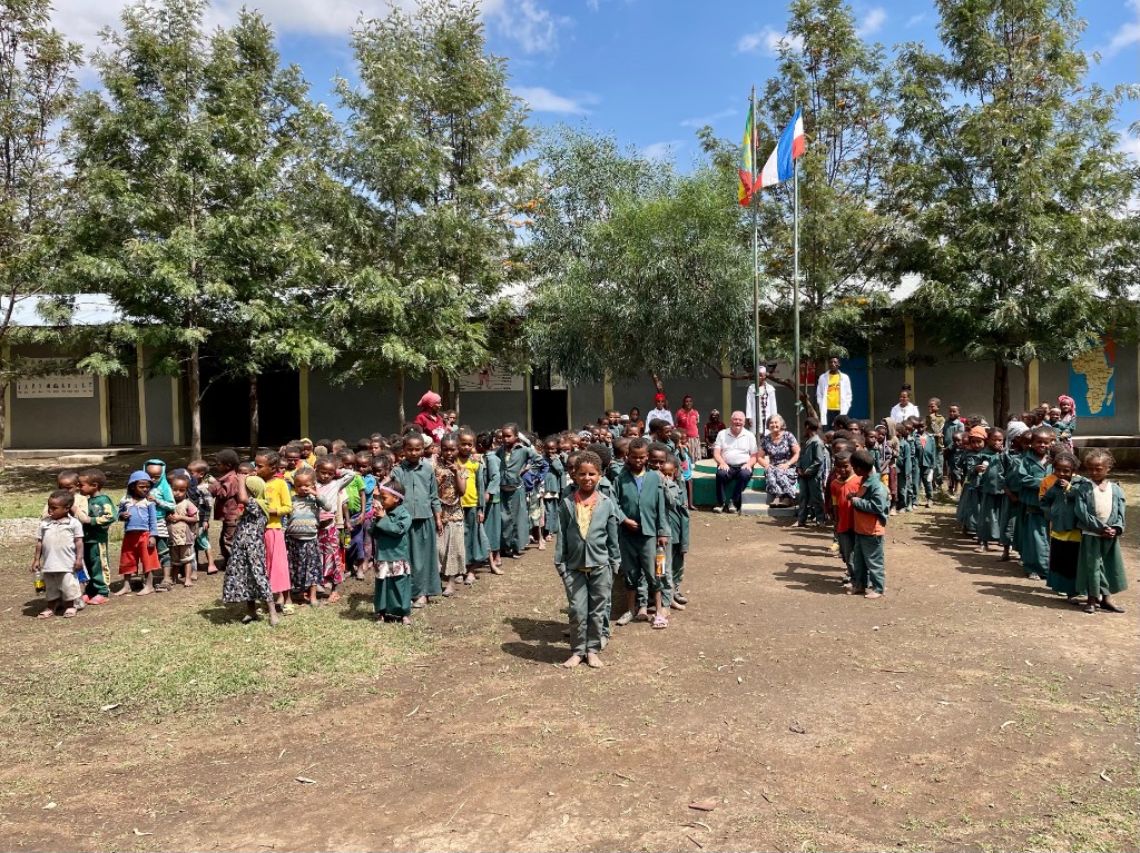 ACTS sponsored children at an Ethiopian school